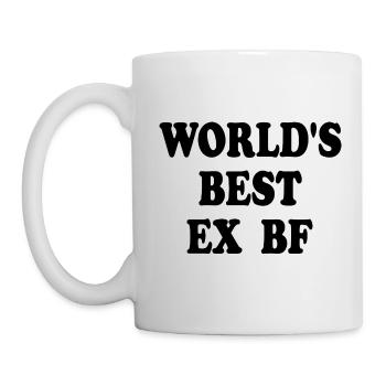 world's best ex bf - Mug - white - Left