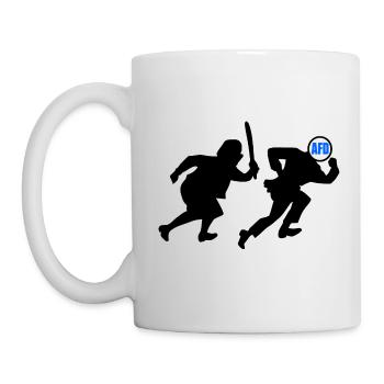 Omas gegen afd - Tasse - Weiß - Links