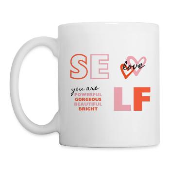 Self Love - Tasse - Weiß - Links