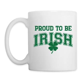 Fiers d’être irlandais - Mug blanc - blanc - Gauche
