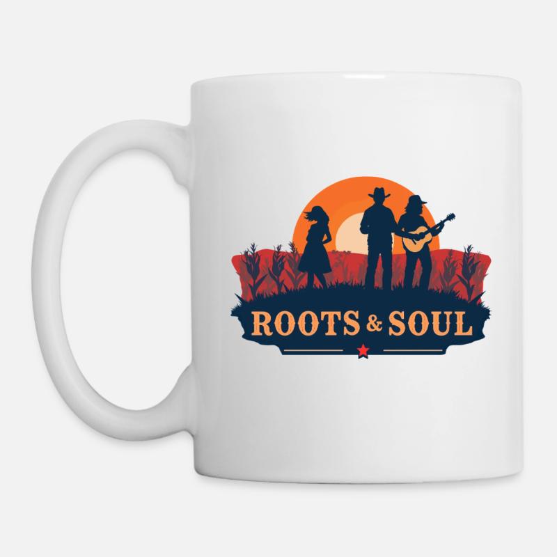 Farmer. Wurzeln und Seele - Tasse - Weiß