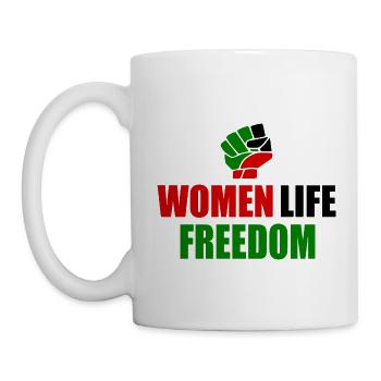 Women life freedom - Mug - white - Left