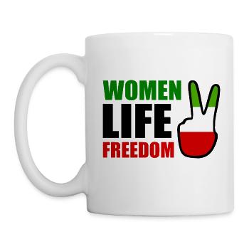 Women life freedom iran - Mug - white - Left