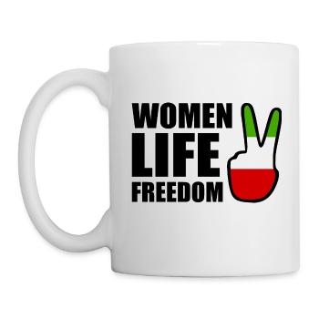 Women life freedom iran - Mug - white - Left