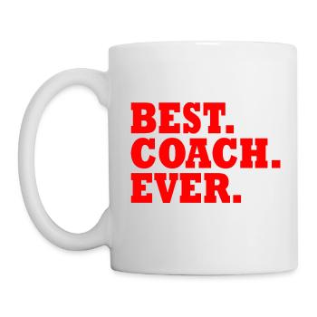 Best coach ever - Mug blanc - blanc - Gauche