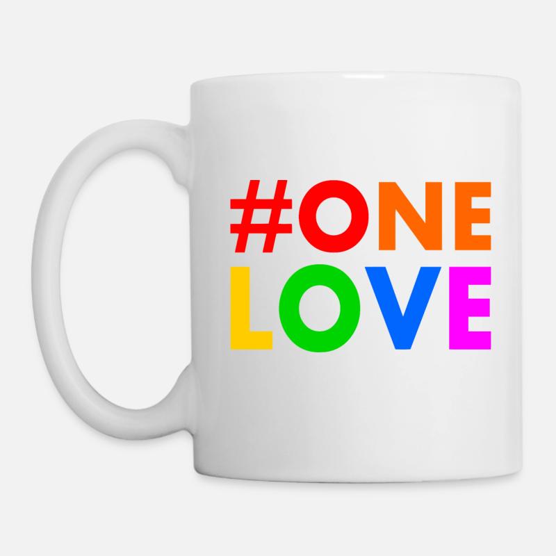 One love - Tasse - Weiß