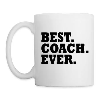 Best coach ever - Mug blanc - blanc - Gauche