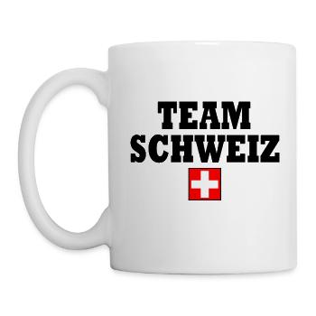 Team schweiz - Tasse - Weiß - Links