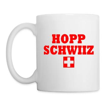 Hopp schwiiz - Mug - white - Left