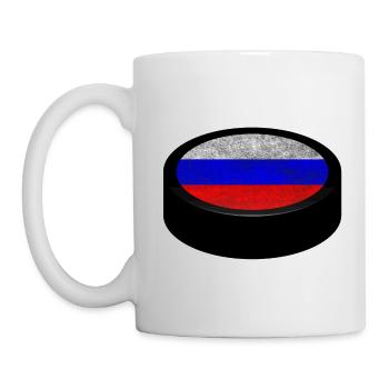 Team Russia Hockey Puck - Mug - white - Left