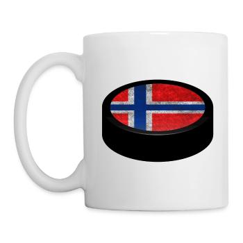 Team Norway Hockey Puck - Mug - white - Left