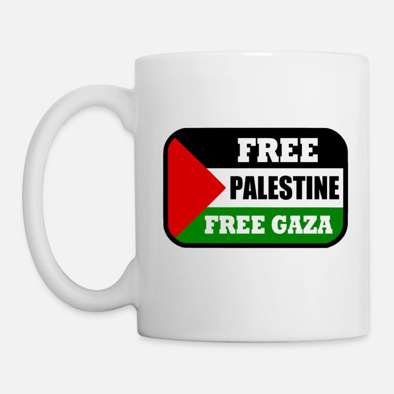 Free palestine - Mug blanc - blanc