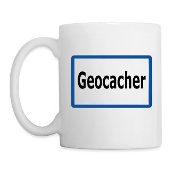 Geocacher Place Sign Austria transparent - Mug - white - Left