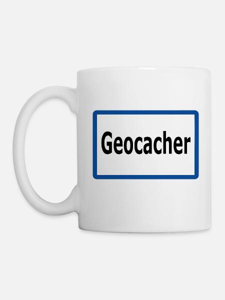 Geocacher Place Sign Austria transparent - Mug - white
