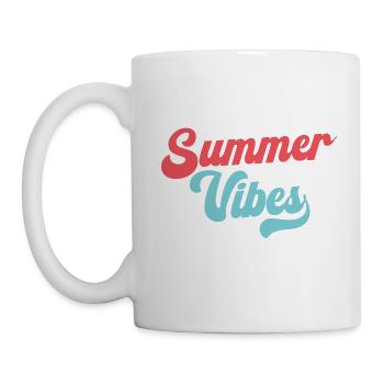 Ambiance estivale - Mug blanc - blanc - Gauche
