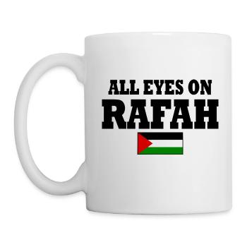 all eyes on rafah - Mug blanc - blanc - Gauche