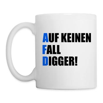 Definitely not digga - Mug - white - Left
