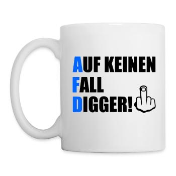 Definitely not digga - Mug - white - Left