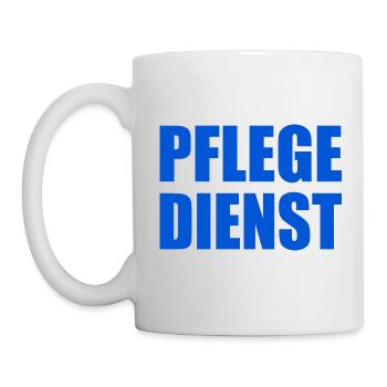 pflegedienst - Tasse - Weiß - Links