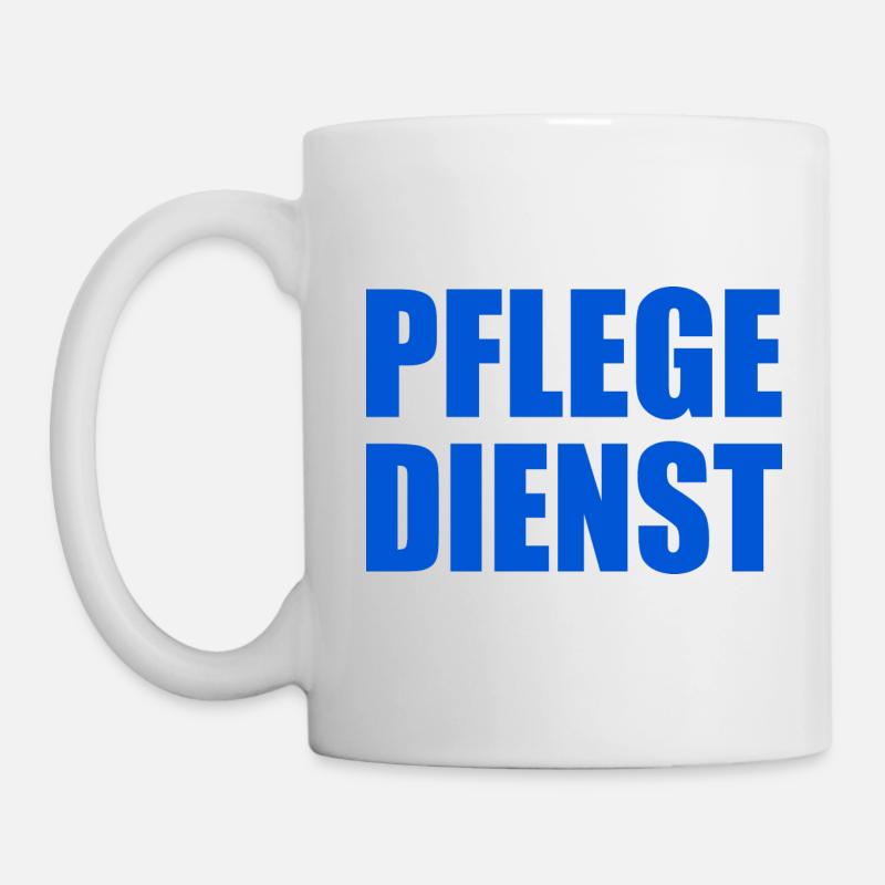 pflegedienst - Tasse - Weiß
