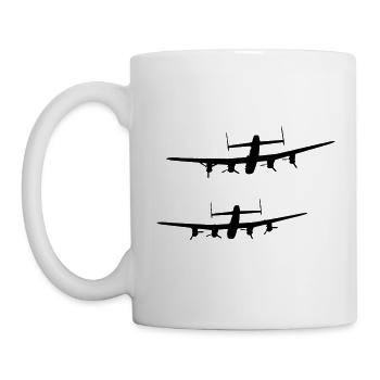2 Avro Lancasters - Mug - white - Left