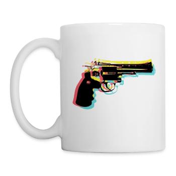 Gun Revolver - Mug - white - Left