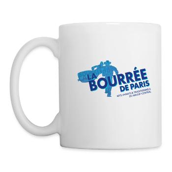 Logo La Bourrée - Mug blanc - blanc - Gauche