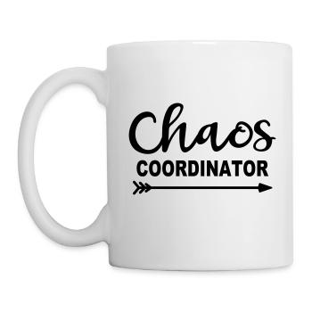 Chaos Coordinator Manager Boss Boss Mama Papa Office - Mug - white - Left