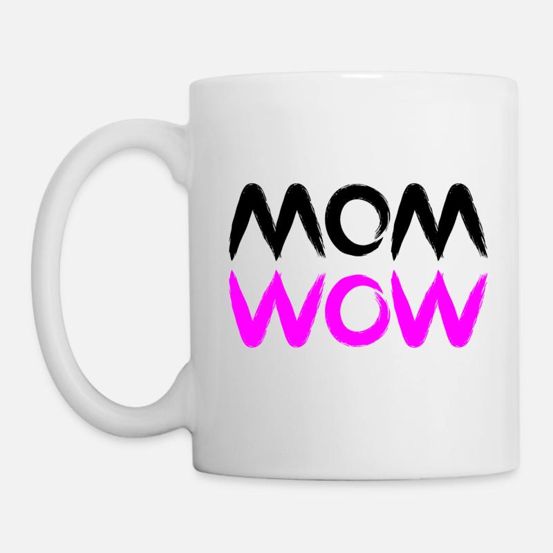 MOM WOW - Mug blanc - blanc