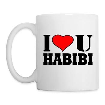 HABIBI - Tasse - Weiß - Links