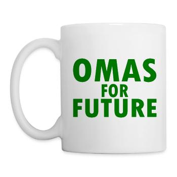 Omas for future - Tasse - Weiß - Links