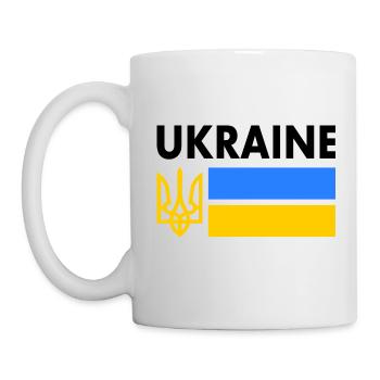 Ukraine - Tasse - Weiß - Links