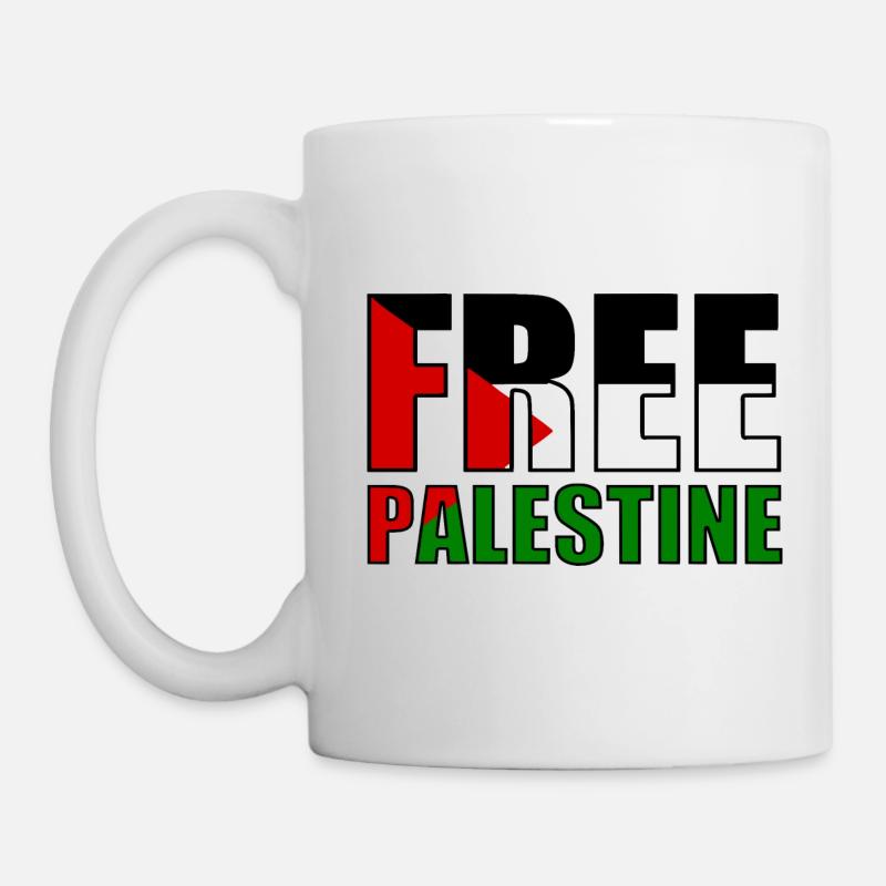 Free palestine - Mug - white