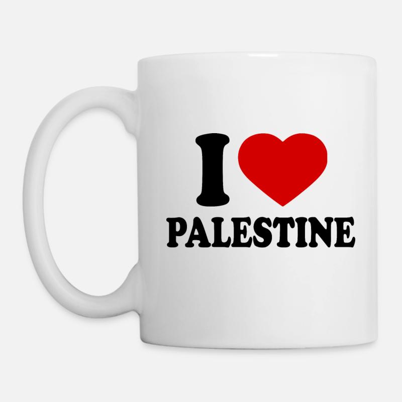 I love palestine - Mug blanc - blanc