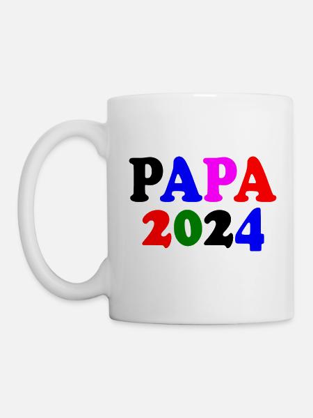 Papa 2024 - Tasse - Weiß