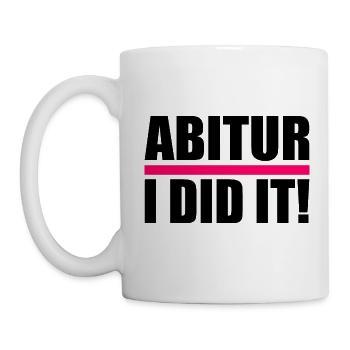 Abitur - Tasse - Weiß - Links