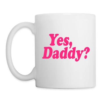 Yes daddy - Tasse - Weiß - Links