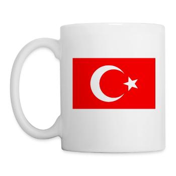 Turquie - Drapeau turc - Mug blanc - blanc - Gauche