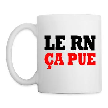 The RN stinks - Mug - white - Left