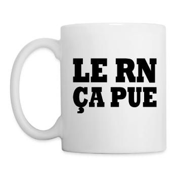 The RN stinks - Mug - white - Left