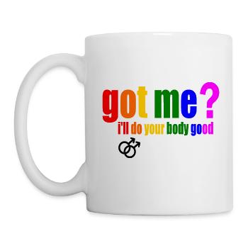 got me? i'll do your body good - Mug blanc - blanc - Gauche