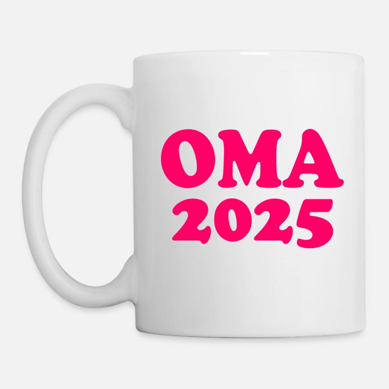 Oma 2025 - Tasse - Weiß
