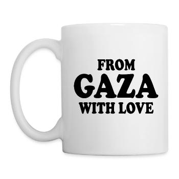 From gaza with love - Mug - white - Left