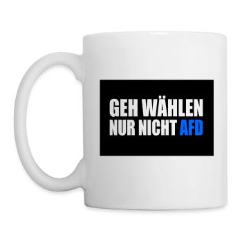 Afd - Tasse - Weiß - Links