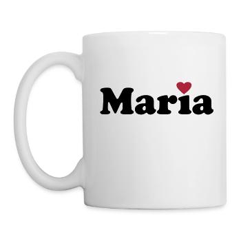 Maria - Tasse - Weiß - Links