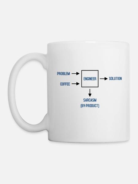 ingénieur - Mug blanc - blanc