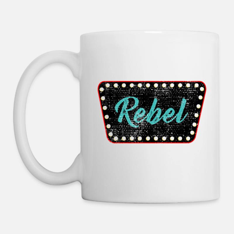 Rockabilly Rockabella Psychobilly - Mug - white