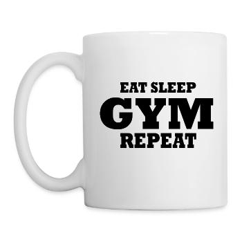 Gym - Mug blanc - blanc - Gauche