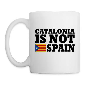 catalonia is not spain - Mug - white - Left