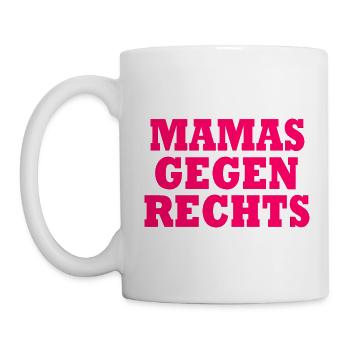 Mamas gegen rechts - Tasse - Weiß - Links